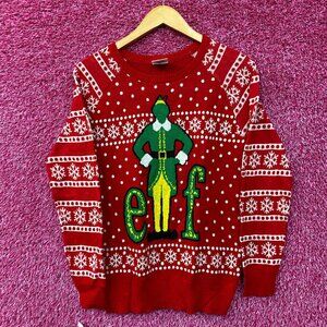 Elf Buddy Ugly Christmas Sweater size Medium